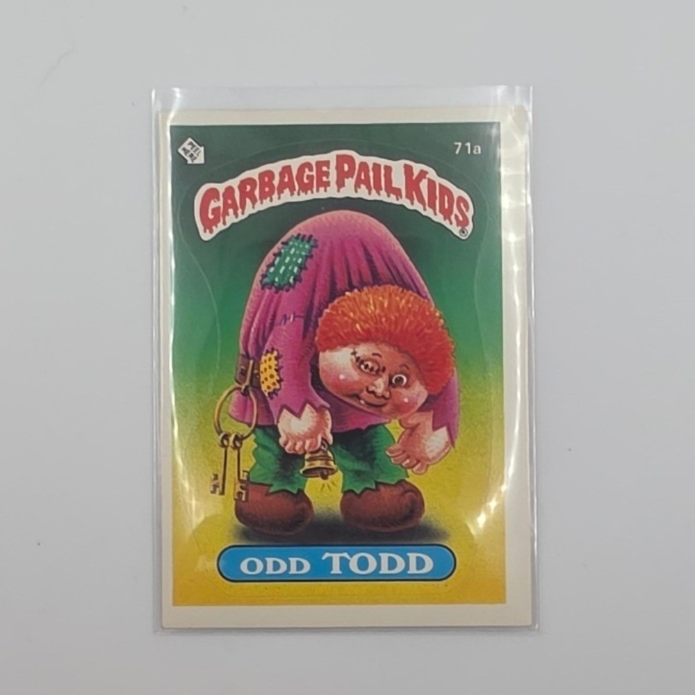 Topps Garbage Pail Kids Trading Card OS2 Green Fair 71a Odd Todd